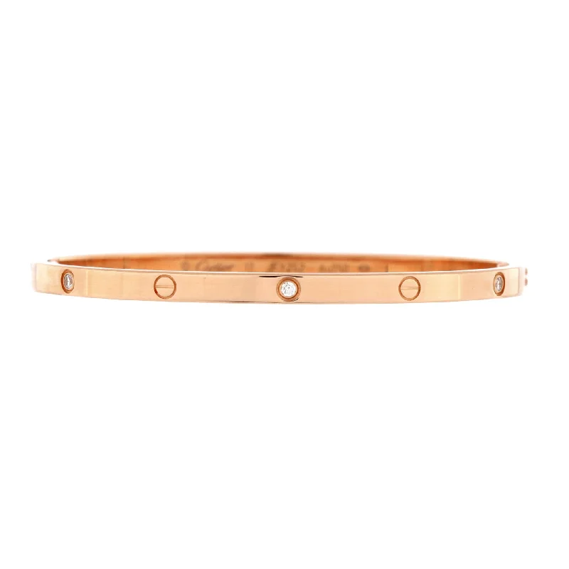 Luxury Jewelry Sale – Elegant Styles At Unbeatable Prices Love 6 Diamond Bracelet 18K Rose Gold and Diamonds Small
