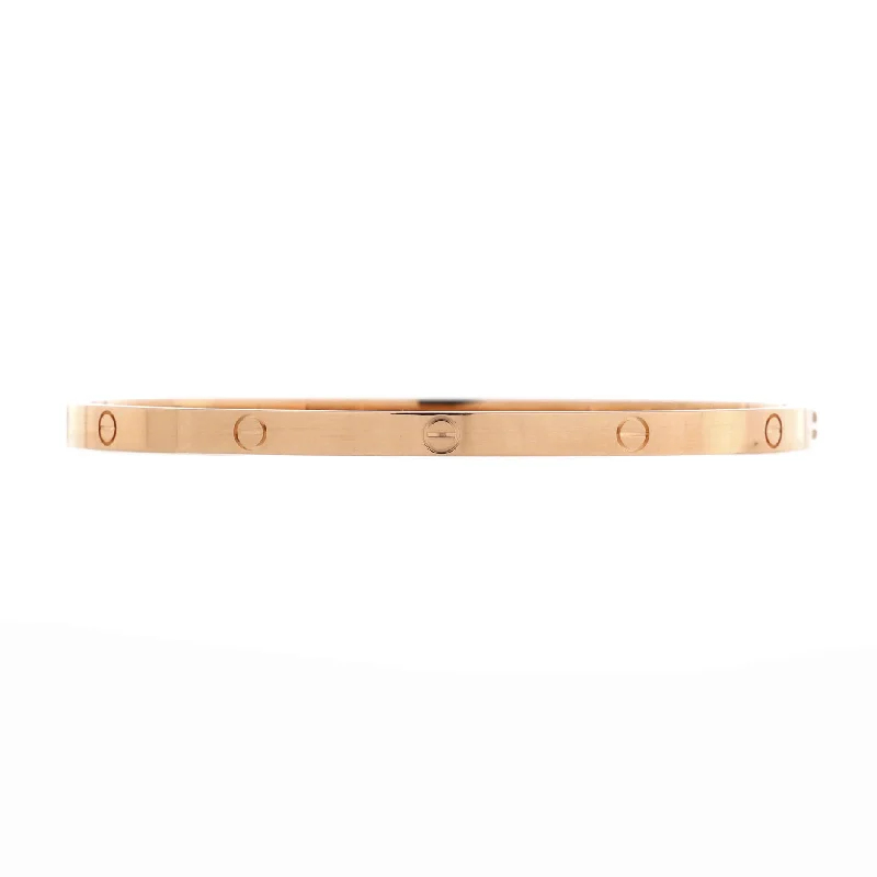 Waterproof Stainless Steel Jewelry For Lasting Beauty Love Bracelet 18K Rose Gold Small