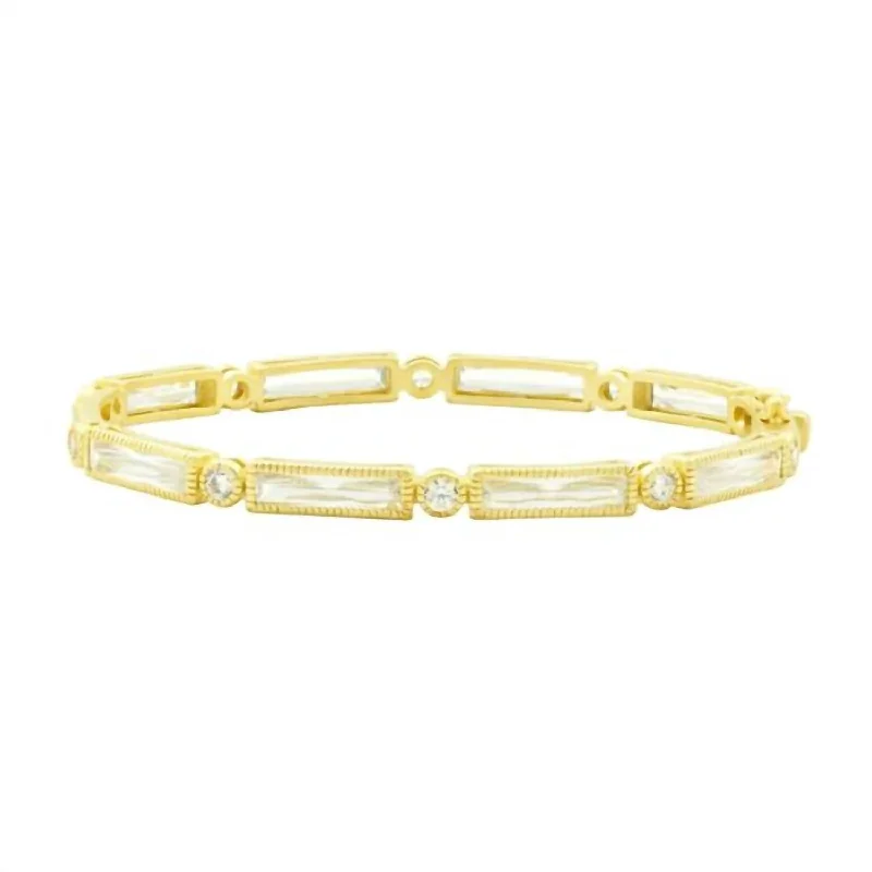 Handcrafted Jewelry Sale – Unique Designs At Low Prices Lux Hinge Eternity Bangle In Gold