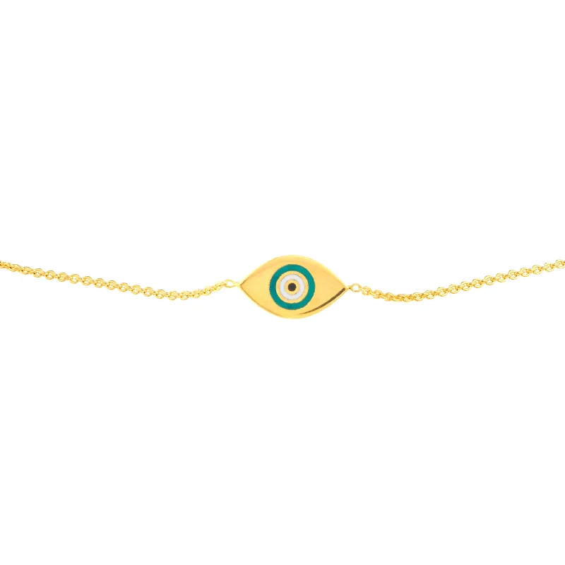 Limited-Stock Jewelry Sale – Once It's Gone, It's Gone Mini Turquoise Evil Eye Bolo Bracelet