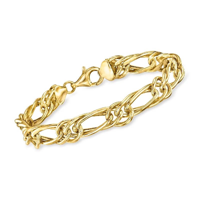 Special Sale On Handcrafted Jewelry – Shop Today Ross-Simons 18kt Gold Over Sterling Multi-Link Bracelet