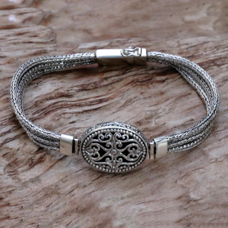 Discover Unique Jewelry With Special Limited-Time Offers View of Lombok Sterling Silver Pendant Bracelet from Indonesia