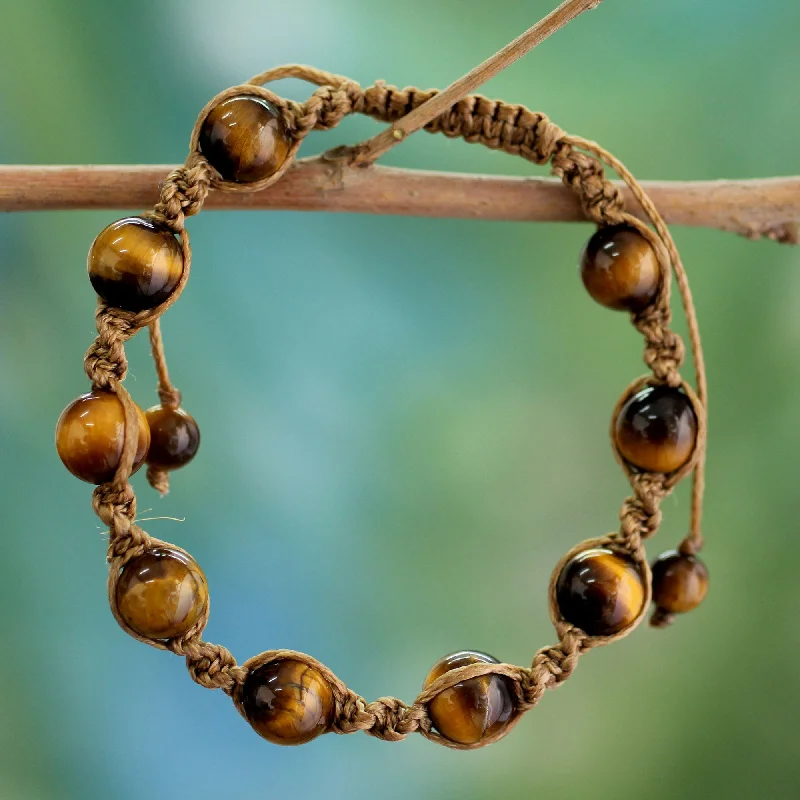 Unique Jewelry Designs Now At Discounted Rates Blissful Insight Tiger's Eye Beaded Bracelet