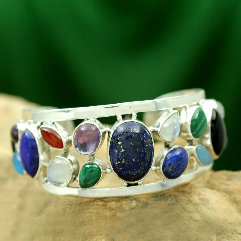 Exclusive Jewelry Sale – Limited-Time Discounts Colors of Life Gemstone Cuff Bracelet