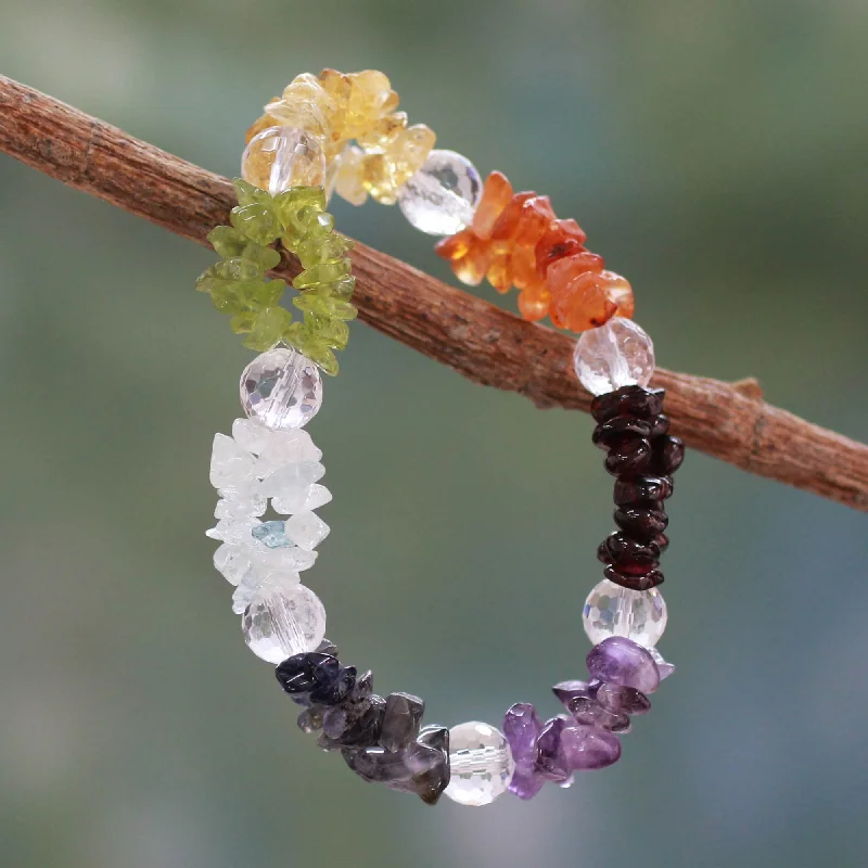 Limited-Time Offer On Premium Jewelry Collections Peaceful Friendship Multi-Gemstone Bracelet