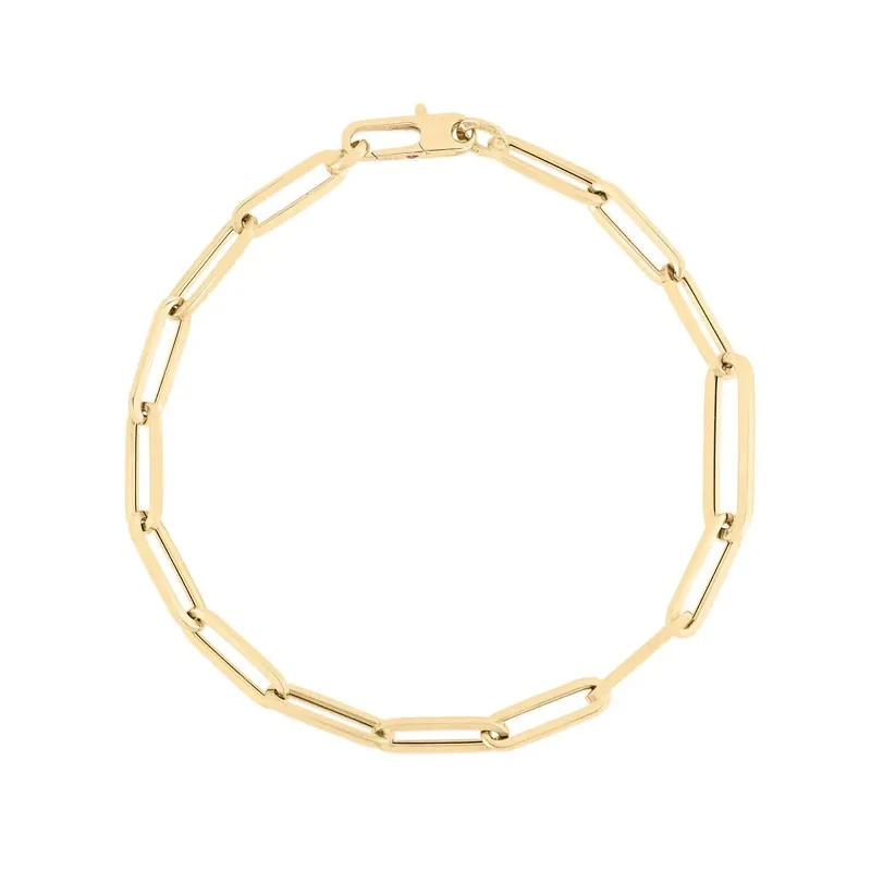 Once-A-Year Jewelry Sale – Grab Your Favorites Now Alternating Size Paperclip Link Long Bracelet