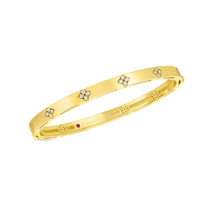 Elegant Jewelry At Unbeatable Offers – Shop Before It's Gone Love in Verona Bangle with Diamonds (Narrow Version)