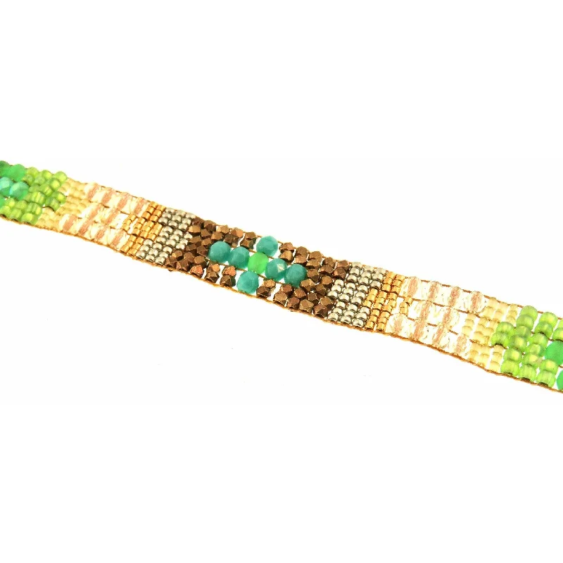 Elegant Jewelry Pieces At Unbelievable Prices Chili Rose  "Blue Dreams " Narrow Tiffany  Bracelet by Adonnah Langer