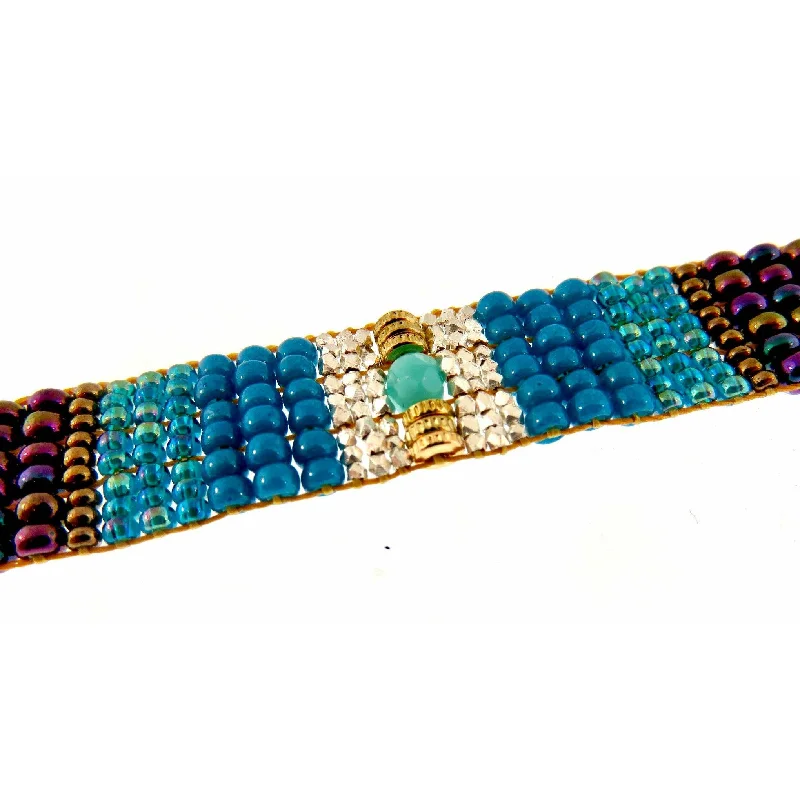 Elegant Designs, Unbeatable Discounts – Shop Jewelry Now Chili Rose  "Desert Nights  " Narrow Tiffany  Bracelet by Adonnah Langer