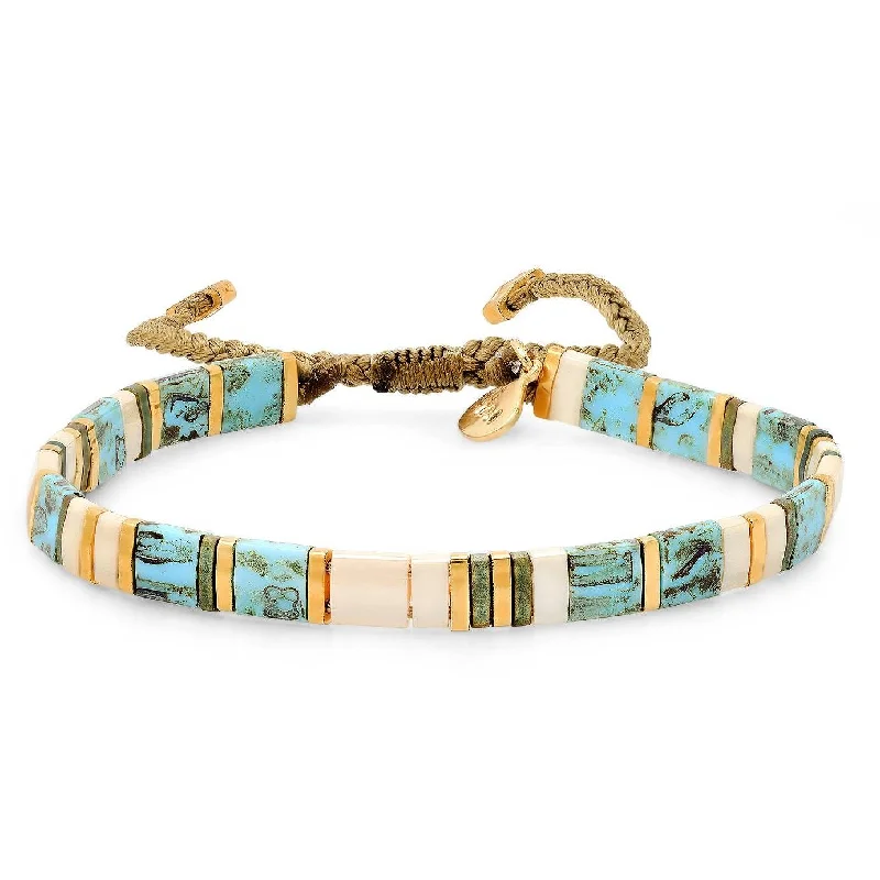 Best Jewelry Deals – Shop Premium Pieces At Great Prices TAI Block Party Bracelet in Turquoise