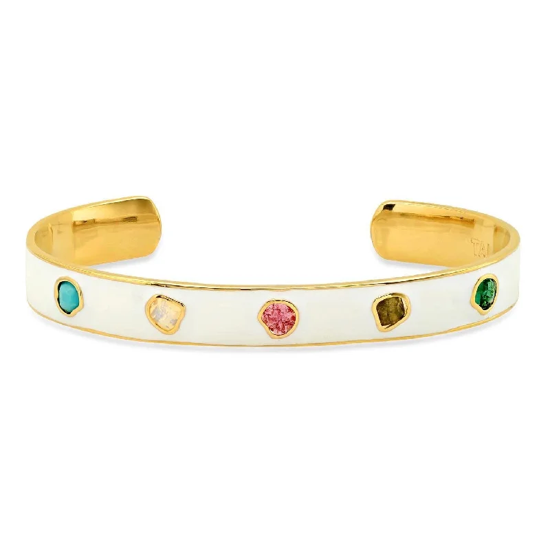 Flash Jewelry Sale – Get Stunning Pieces At Low Prices TAI ENAMEL OPEN CUFF BRACELET