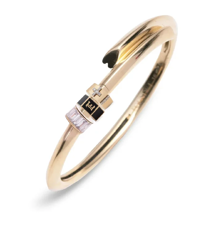 Shop Elegant Jewelry At Unbeatable Prices Vivacity, Custom & Baguette : Heart Beat Strong Heart Bangle Story