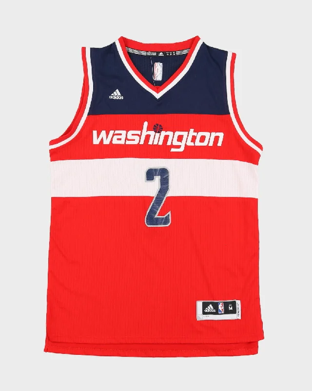 2011-14 NBA Adidas Washington Wizards Wall #2 Away Jersey - M Spring Jersey Blouse