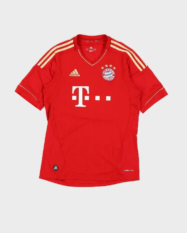 Adidas Bayern Munchen 2011-2012 Home Jersey - S One Shoulder Jersey Shirt