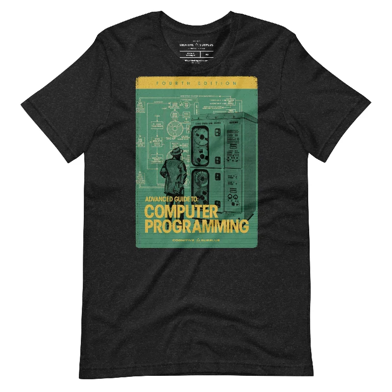 Advanced Computer Programming Graphic Tee Handmade Hand-knitted Hand-woven