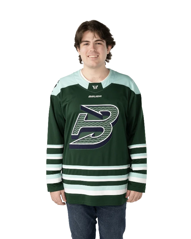 BAUER PWHL JERSEY BOSTON FLEET ADULT Round Neck Jersey Tee