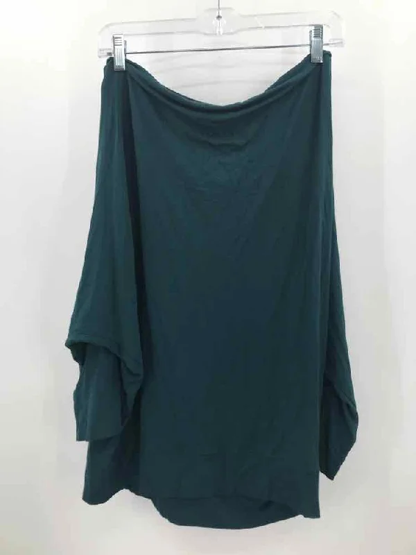 Pre-Owned Eileen Fisher Green Size Large P T-shirt Satin Fabric Silk Fabric Chiffon Fabric