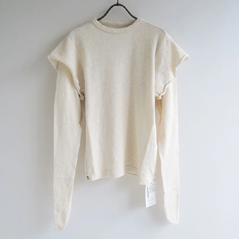 【FUMIKA UCHIDA/フミカウチダ】<br>GAUZE JERSEY DOUBLE SLEEVE TOP <br>U-CS002 Chic Jersey Tee