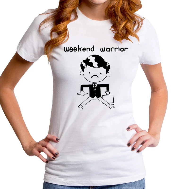 Weekend Warriors Women's T-Shirt Plaid T-Shirt Polka Dot Checkered