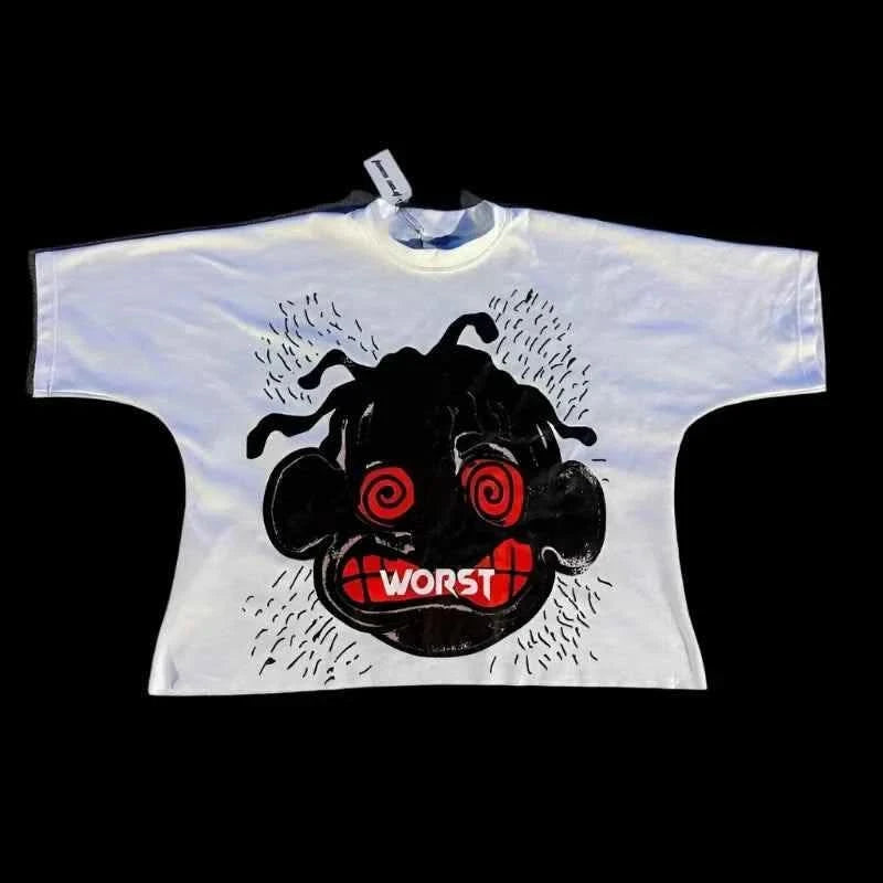 Worst Saint Graphic Tees - Cotton Iron Safe Non-Iron Wrinkle Free