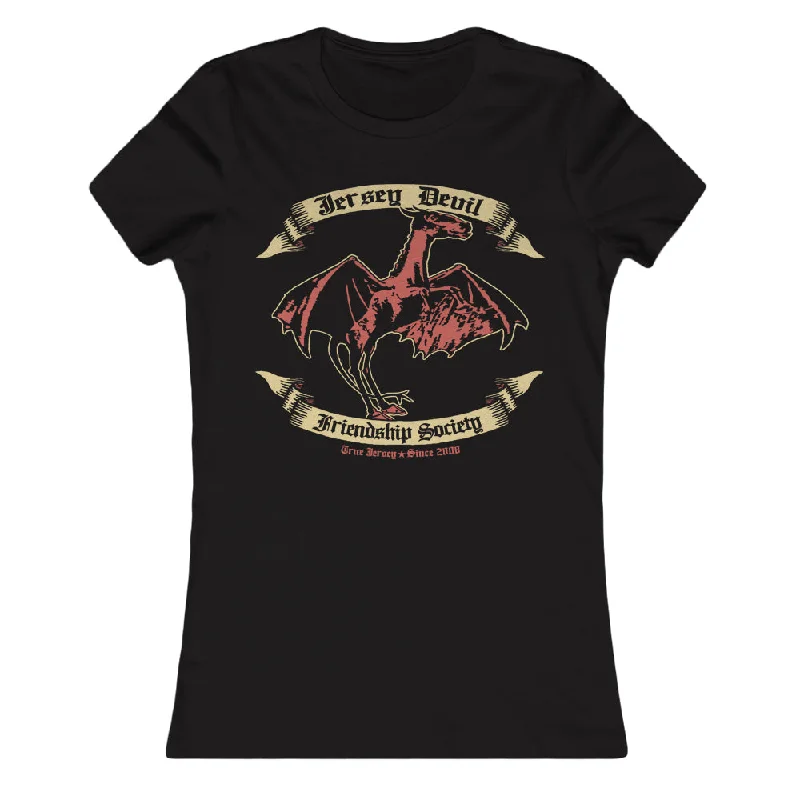 Jersey Devil Friendship Society Girls Shirt Lavender Jersey Tee