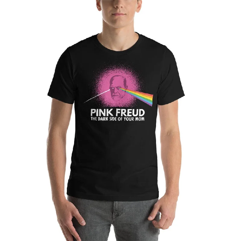 Pink Freud - The Dark Side Of Your Mom - Basic T-Shirt Rayon Fabric Velvet Fabric Corduroy Fabric