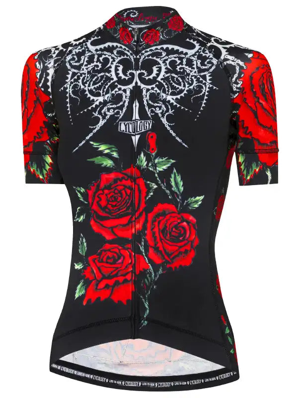 Red Rose Women's Jersey Trendy Jersey Shirt