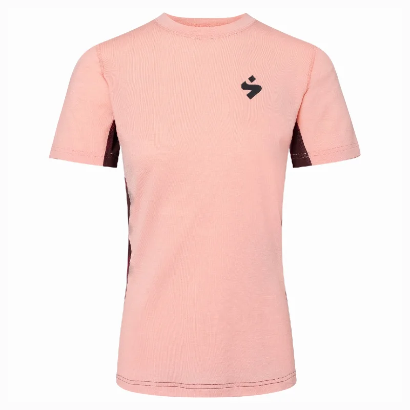 Sweet Protection - Women's Hunter Merino SS Jersey - Blush Minimalist Jersey Tee