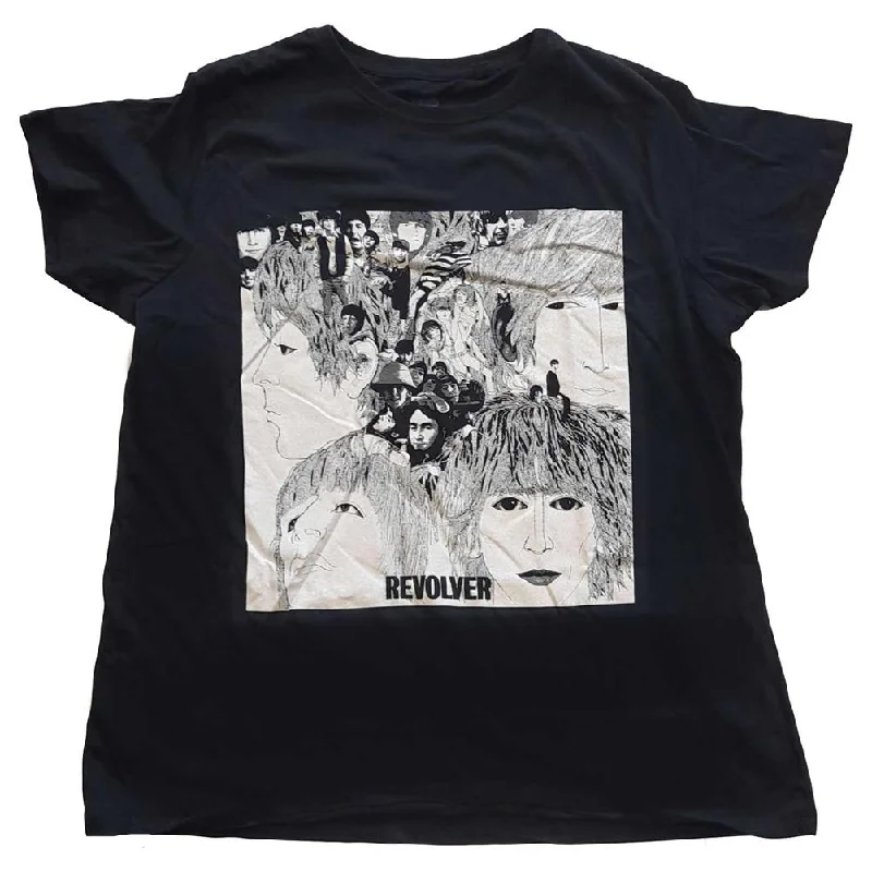 The Beatles Revolver Album Cover Ladies T-Shirt Iron Safe Non-Iron Wrinkle Free