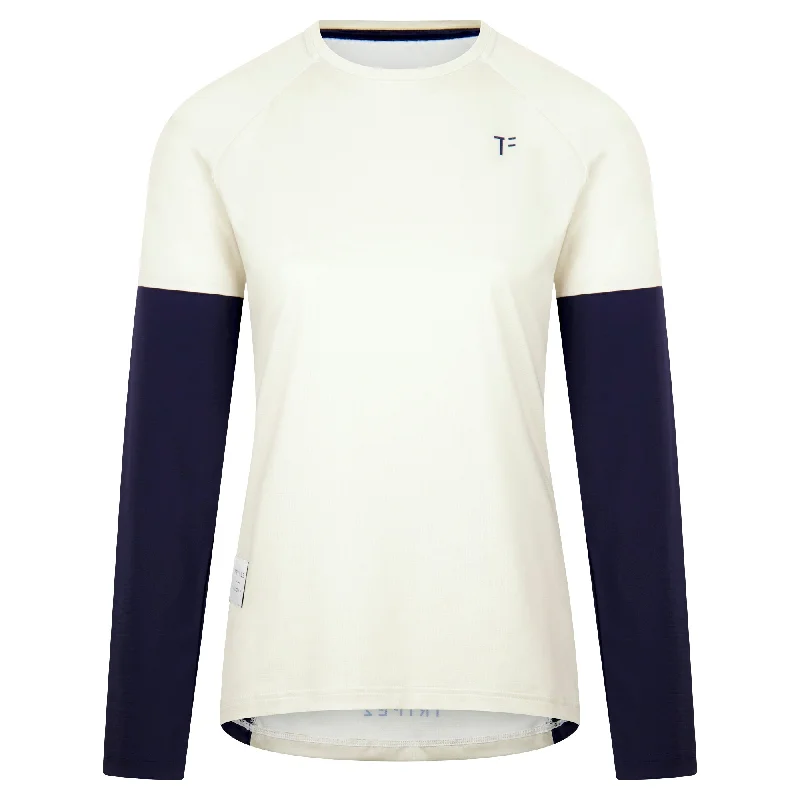 Women‘s - SWET LS Evo 2.0 - Lightweight Loose Jersey Silver Jersey Tee