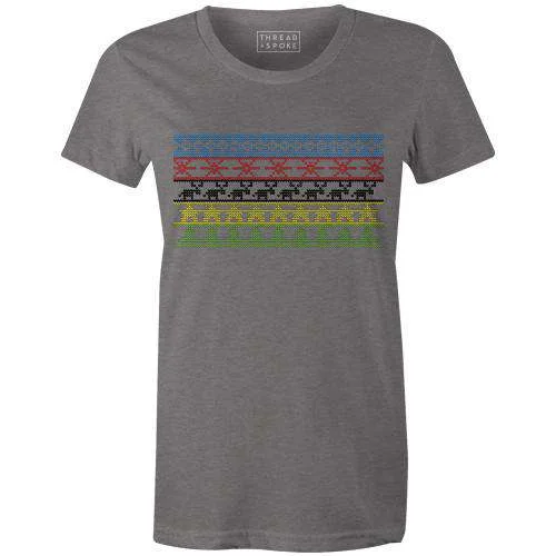 Ugly Rainbow Jersey Women's Geometric Jersey Top