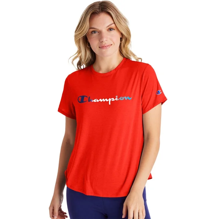 Champion Ladies Sport Light Weight Tee Hooded Caped Shawl Collar