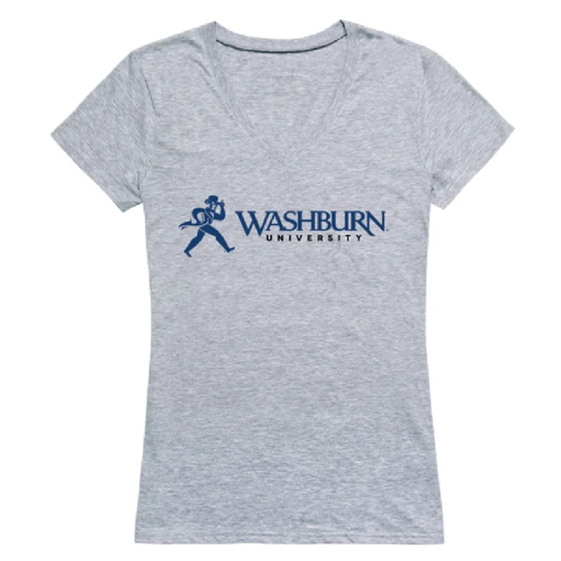 Washburn Ichabods Womens Seal T-Shirt Zippered Buttoned Snapped