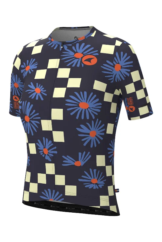 Women's Aster Checks  Summit Aero Jersey x Tracy Schifeling Premium Jersey Tee