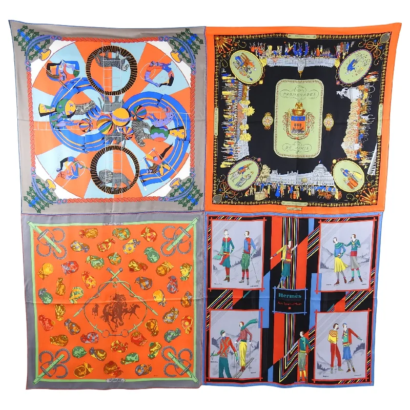 Hermes Silk Patch Giant Limited Edition 180cm Silk Twill Shawl Scarf Comfortable Summer Shawl Wrap